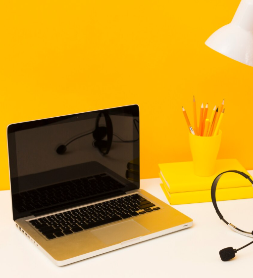 Laptop Headset Study Setup