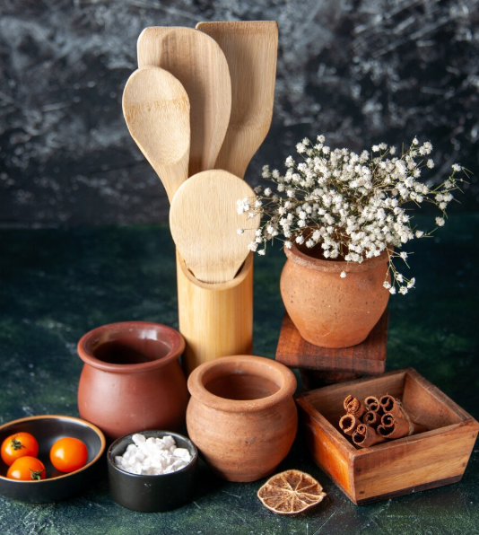 Wooden Kitchen Spoon Set