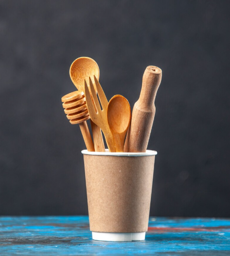 Wooden Kitchen Utensils Set